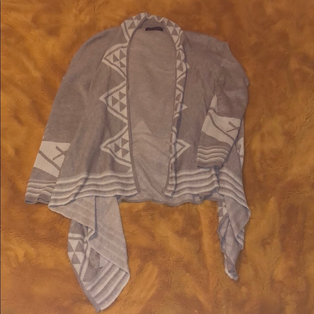 Bajee Collection Aztec Drapey Cardigan SZ S/M
